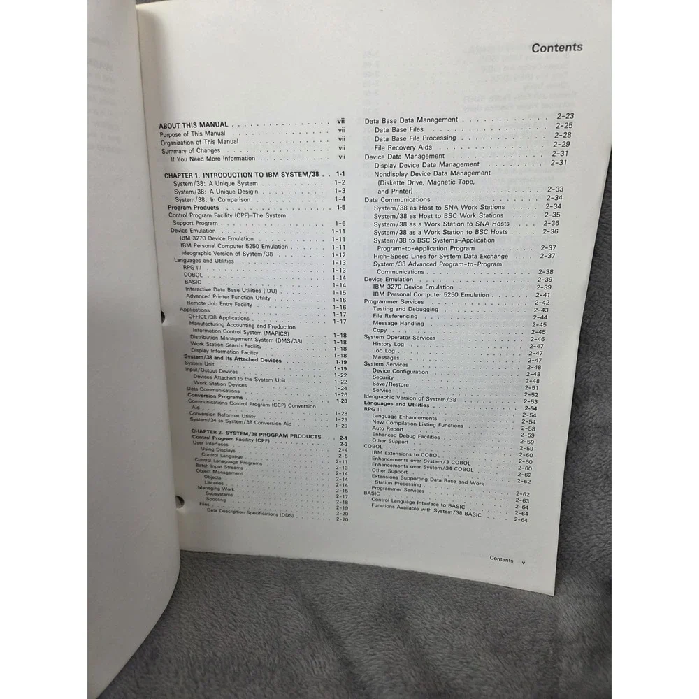 IBM Sytem/38 Introduction‎ - Manual Eighth Edition 1984